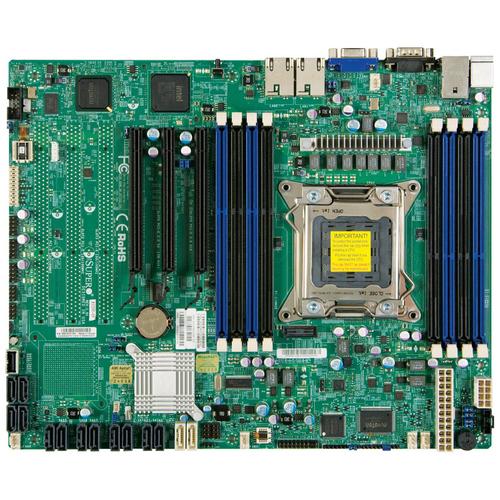 Super Micro Supermicro X9SRi Server Motherboard - Intel Chipset - Socket R LGA-2011 - ATX - 256 GB DDR3 SDRAM Maximum RAM - DDR3-1600/PC3-12800, DDR3-1333/PC3-10600, DDR3-1066/PC3-8500 - RDIMM, UDIMM, DIMM - 8 x Memory Slots - Gigabit Ethernet - 10 x SAT