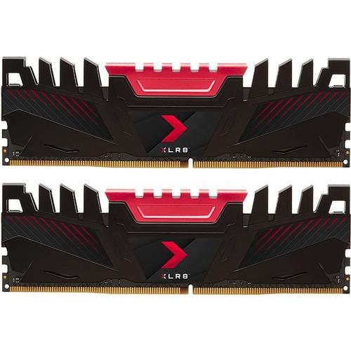 PNY XLR8 32GB (2 x 16GB) DDR4 SDRAM Memory Kit - For Desktop PC - 32 GB (2 x 16GB) - DDR4-3600/PC4-28800 DDR4 SDRAM - 3600 MHz - CL18 - 1.35 V - Retail - Lifetime Warranty