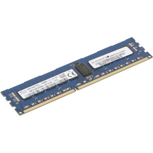 Super Micro Supermicro 8GB DDR3 SDRAM Memory Module - For Server - 8 GB (1 x 8GB) - DDR3-1600/PC3-12800 DDR3 SDRAM - 1600 MHz - CL11 - 1.35 V - ECC - Registered - 240-pin - DIMM - 5 Year Warranty