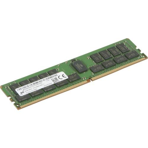 Super Micro Supermicro 32GB DDR4 SDRAM Memory Module - 32 GB - DDR4-2666/PC4-21300 DDR4 SDRAM - 2666 MHz - CL19 - 1.20 V - ECC - Registered - 288-pin - DIMM