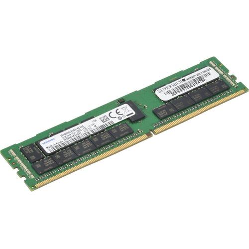 Super Micro Supermicro 32GB DDR4 SDRAM Memory Module - 32 GB (1 x 32GB) - DDR4-2666/PC4-21300 DDR4 SDRAM - 2666 MHz - CL19 - 1.20 V - ECC - Registered - 288-pin - DIMM - 5 Year Warranty