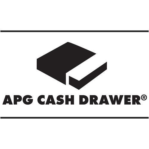 APG Cash Drawer Flip-Top 460 Cash Drawer - 1 Media SlotPrinter Driven - Black - 4" (101.60 mm) Height x 18.10" (459.74 mm) Width x 6.80" (172.72 mm) Depth