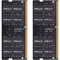 PNY Performance DDR4 2666MHz Notebook Memory - For Notebook - 16 GB (2 x 8GB) - DDR4-2666/PC4-21300 DDR4 SDRAM - 2666 MHz - CL19 - 1.20 V - Lifetime Warranty