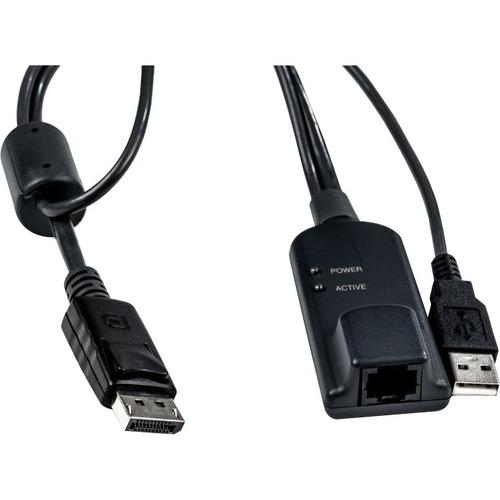 Vertiv Avocent MPU IQ DisplayPort USB Interface Module with Virtual Media, CAC - DisplayPort/USB Server Interface Module for Switch, Keyboard/Mouse - DisplayPort Male Digital Video, Male USB - RJ-45 Female Network