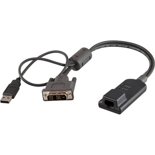 Vertiv Avocent MPU IQ DVI USB Server Interface Module with Virtual Media, CAC - DVI/RJ-45/USB Server Interface Module for Switch, Keyboard/Mouse, Server - DVI Video, Male USB - RJ-45 Female Network