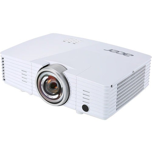 Acer S1385WHne 3D Ready DLP Projector - 16:10 - 1280 x 800 - Front, Rear, Ceiling - 720p - 4000 Hour Normal Mode - 6000 Hour Economy Mode - WXGA - 17,000:1 - 3200 lm - HDMI - USB - VGA In - Network (RJ-45) - 1 Year Warranty