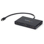 StarTech.com 3-Port Multi Monitor Adapter, Mini DisplayPort to HDMI MST Hub, 3x 1080p, Video Splitter for Extended Desktop Mode, Windows - 3-port Mini DisplayPort to HDMI multi-monitor adapter drives triple 1080p 60Hz or dual 4K 30Hz HDMI displays to ext