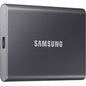 Samsung T7 MU-PC1T0T/AM 1 TB Portable Solid State Drive - External - PCI Express NVMe - Titan Gray - Gaming Console, Smartphone, Tablet, Desktop PC Device Supported - USB 3.2 (Gen 2) Type C - 1050 MB/s Maximum Read Transfer Rate - 256-bit Encryption Stan