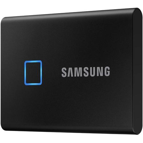 Samsung T7 MU-PC2T0K/WW 2 TB Portable Solid State Drive - External - PCI Express NVMe - Black - Gaming Console Device Supported - USB 3.2 (Gen 2) Type C - 256-bit Encryption Standard - 3 Year Warranty