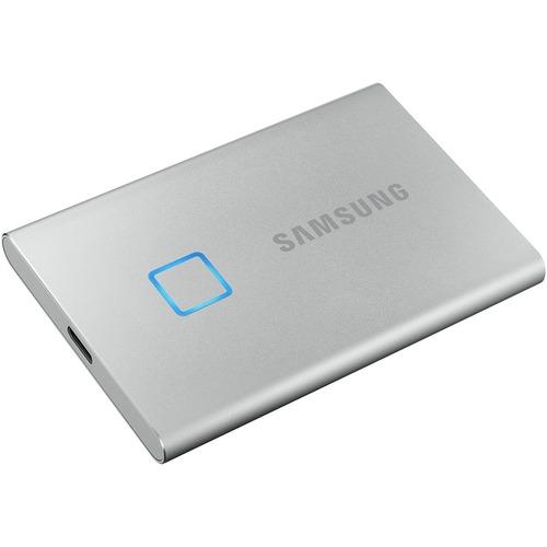 Samsung T7 2 TB Portable Solid State Drive - External - Silver - Gaming Console Device Supported - USB 3.2 (Gen 2) Type C - 1050 MB/s Maximum Read Transfer Rate - 256-bit Encryption Standard - 3 Year Warranty