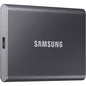Samsung T7 MU-PC500T/AM 500 GB Portable Solid State Drive - External - PCI Express NVMe - Titan Gray - Gaming Console, Desktop PC, Smartphone, Tablet Device Supported - USB 3.2 (Gen 2) Type C - 1050 MB/s Maximum Read Transfer Rate - 256-bit Encryption St