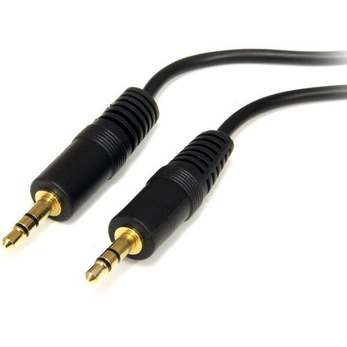 StarTech.com StarTech.com 6 ft 3.5mm Stereo Audio Cable - M/M - Audio cable - mini-phone stereo 3.5 mm (M) - mini-phone stereo 3.5 mm (M) - 1.8 m - 6ft Stereo Audio Cable - RCA Cable - RCA Y Adapter - 3.5 to RCA Cable