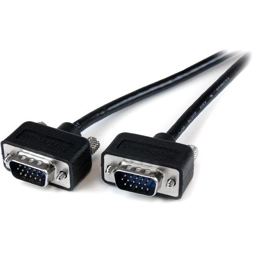 StarTech.com StarTech.com 10 ft Low Profile High Resolution Monitor VGA Cable - HD15 M/M - Connect your VGA monitor with the highest quality connection available - 10ft vga cable - 10ft vga video cable - 10ft vga monitor cable -10ft hd15 to hd15 cable