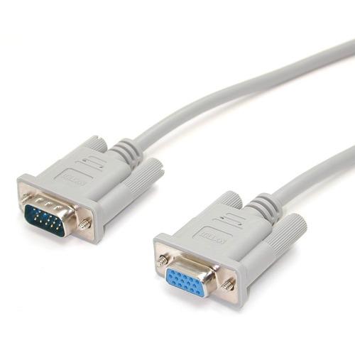 StarTech.com StarTech.com VGA Monitor Extension Cable - HD-15 Male - HD-15 Female - 15ft - Gray