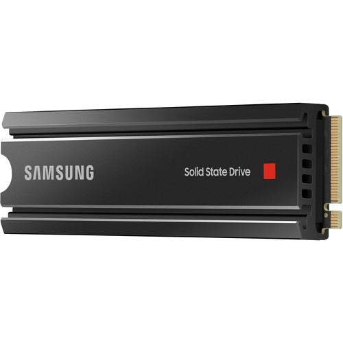 Samsung 980 PRO MZ-V8P1T0CW 1 TB Solid State Drive - M.2 2280 Internal - PCI Express NVMe (PCI Express NVMe 4.0 x4) - Gaming Console Device Supported - 3450 MB/s Maximum Read Transfer Rate - 256-bit Encryption Standard - 5 Year Warranty