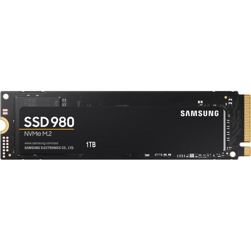 Samsung 980 PCIe 3.0 NVMe Gaming SSD 1TB - Desktop PC Device Supported - 3500 MB/s Maximum Read Transfer Rate - 256-bit Encryption Standard - 5 Year Warranty