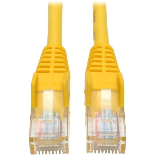 Tripp Lite N001-007-YW Cat5e UTP Patch Cable - 7 ft Category 5e Network Cable - First End: 1 x RJ-45 Male Network - Second End: 1 x RJ-45 Network - Patch Cable - Yellow