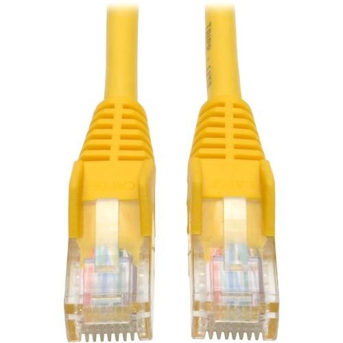 Tripp Lite N001-007-YW Cat5e UTP Patch Cable - 7 ft Category 5e Network Cable - First End: 1 x RJ-45 Male Network - Second End: 1 x RJ-45 Network - Patch Cable - Yellow