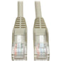 Tripp Lite Cat5e Patch Cable - 10ft - 1 x RJ-45 Male - 1 x RJ-45 Male - Gray