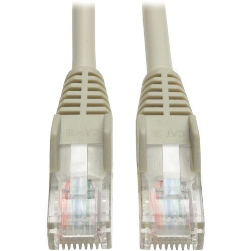 Tripp Lite Cat5e Patch Cable - 10ft - 1 x RJ-45 Male - 1 x RJ-45 Male - Gray