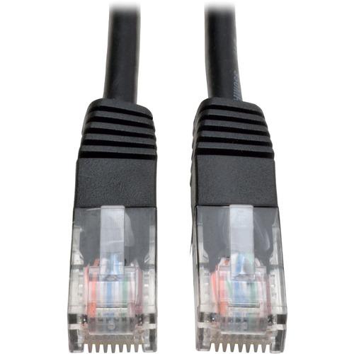 Tripp Lite Cat5e Patch Cable - 3ft - 1 x RJ-45 Male - 1 x RJ-45 Male - Black