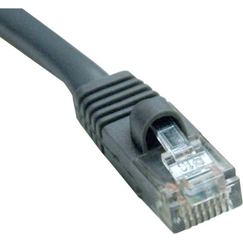 Tripp Lite Cat5e UTP Patch Cable - 50ft - 1 x RJ-45 Male - 1 x RJ-45 Male - Gray