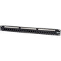Tripp Lite 24-Port Cat5e Cat5 Feedthrough Patch Panel Rackmount 1URM RJ45 Ethernet TAA - 24 x RJ-45