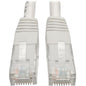 Tripp Lite Cat6 Gigabit Molded Patch Cable (RJ45 M/M), White, 5 ft - 5 ft Category 6 Network Cable for Network Device, Router, Modem, Blu-ray Player, Printer, Computer - First End: 1 x RJ-45 Male Network - Second End: 1 x RJ-45 Male Network - 1 Gbit/s -