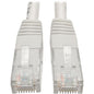 Tripp Lite Cat6 Gigabit Molded Patch Cable (RJ45 M/M), White, 25 ft - 25 ft Category 6 Network Cable for Network Device, Router, Modem, Blu-ray Player, Printer, Computer - First End: 1 x RJ-45 Male Network - Second End: 1 x RJ-45 Male Network - 1 Gbit/s