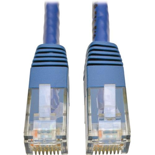 Tripp Lite Premium N200-035-BL RJ-45 Patch Network Cable - 35 ft RJ-45 Network Cable for Computer, Printer, Gaming Console, Blu-ray Player, Photocopier, Router, Modem - First End: 1 x RJ-45 Male Network - Second End: 1 x RJ-45 Male Network - 1 Gbit/s - P