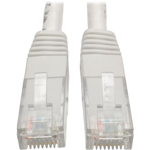 Tripp Lite Premium N200-100-WH RJ-45 Patch Network Cable - 100 ft RJ-45 Network Cable for Computer, Printer, Gaming Console, Blu-ray Player, Photocopier, Router, Modem - First End: 1 x RJ-45 Male Network - Second End: 1 x RJ-45 Male Network - 1 Gbit/s -