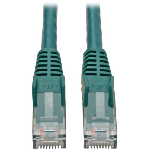 Tripp Lite N201-004-GN Cat.6 UTP Patch Network Cable - 4 ft Category 6 Network Cable for Network Adapter, Network Device, Server, Router, Switch, Modem, Hub - First End: 1 x RJ-45 Male Network - Second End: 1 x RJ-45 Male Network - 1 Gbit/s - Patch Cable