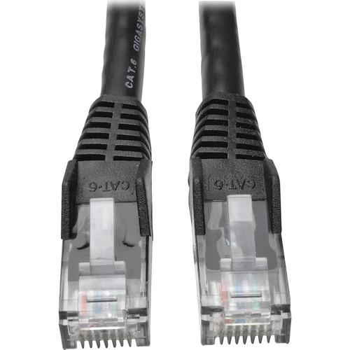 Tripp Lite Cat6 UTP Patch Cable - 7ft - 1 x RJ-45 Male - 1 x RJ-45 Male - Black