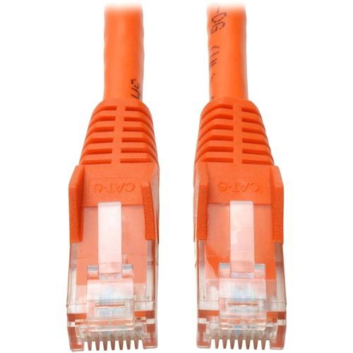 Tripp Lite Cat6 UTP Patch Cable - 7ft - 1 x RJ-45 Male - 1 x RJ-45 Male - Orange