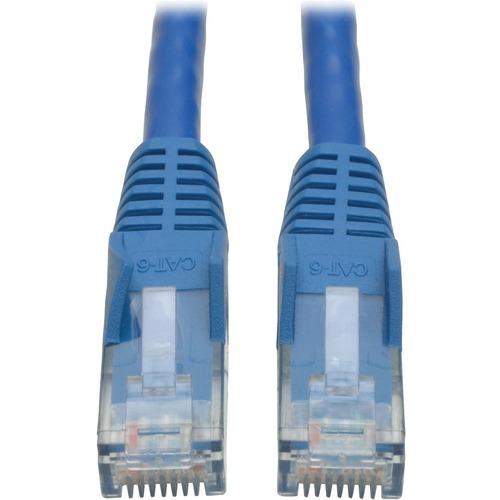 Tripp Lite N201-008-BL Cat.6 UTP Patch Network Cable - 8 ft Category 6 Network Cable for Network Adapter, Network Device, Router, Server, Modem, Hub, Switch - First End: 1 x RJ-45 Male Network - Second End: 1 x RJ-45 Male Network - 1 Gbit/s - Patch Cable