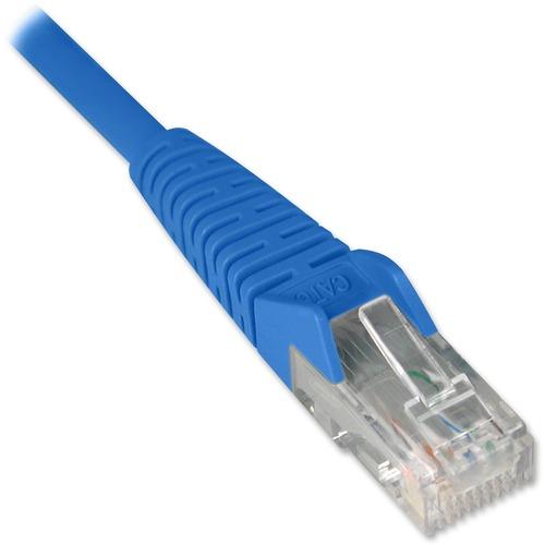 Tripp Lite Cat6 Patch Cable - 14 ft Category 6 Network Cable - First End: 1 x RJ-45 Male - Second End: 1 x RJ-45 Male - Patch Cable - Blue - 1 Each