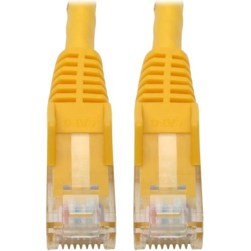 Tripp Lite N201-06N-YW Cat.6 UTP Patch Network Cable - 5.9" Category 6 Network Cable for Network Device, Network Adapter, Router, Server, Modem, Hub, Switch - First End: 1 x RJ-45 Male Network - Second End: 1 x RJ-45 Male Network - 1 Gbit/s - Patch Cable