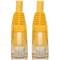 Tripp Lite N201-06N-YW Cat.6 UTP Patch Network Cable - 5.9" Category 6 Network Cable for Network Device, Network Adapter, Router, Server, Modem, Hub, Switch - First End: 1 x RJ-45 Male Network - Second End: 1 x RJ-45 Male Network - 1 Gbit/s - Patch Cable