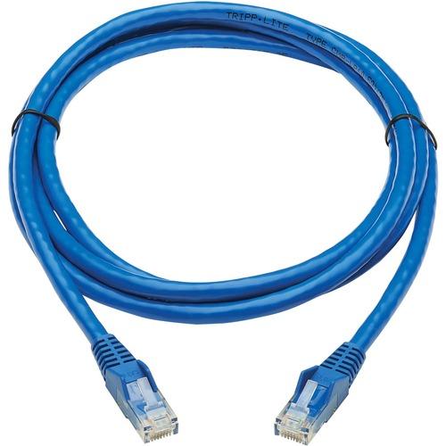 Tripp Lite Cat6 UTP Patch Cable (RJ45) - M/M, PoE, Gigabit, Snagless, CMR-LP, Blue, 6 ft. - 6 ft Category 6 Network Cable for Printer, Router, Server, Modem, Hub, Switch, PoE-enabled Device, Surveillance Camera, VoIP Device, Patch Panel, Workstation, ...