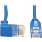 Tripp Lite N204-S02-BL-DN Cat.6 UTP Patch Network Cable - 2 ft Category 6 Network Cable for Network Device, Router, Server, Switch, Workstation, VoIP Device, Printer, Computer, Photocopier, Modem, Patch Panel, ... - First End: 1 x RJ-45 Male Network - Se