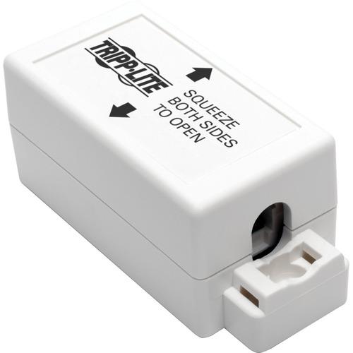 Tripp Lite Cat5e/6 Unshielded Surface-Mount Junction Box, 110 IDC - White - ABS Plastic