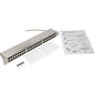 Tripp Lite N252-048-SH-K Cat6 48-Port Patch Panel, 1U - 48 Port(s) - 48 x RJ-45 - 1U High - Silver - Rack-mountable - TAA Compliant