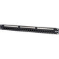 Tripp Lite 24-Port Cat6 Cat5 Patch Panel Feed Through Rackmount 568A/B RJ45 1URM TAA - 24 x RJ-45