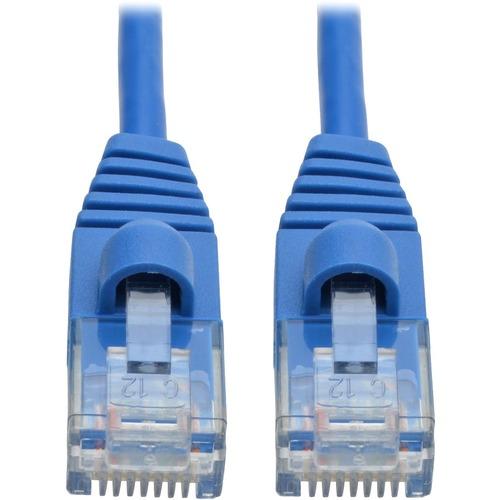 Tripp Lite Gigabit N261-S02-BL Cat.6a UTP Patch Network Cable - 2 ft Category 6a Network Cable for PC, Server, Router, Printer, Patch Panel, Switch, Network Device - First End: 1 x RJ-45 Male Network - Second End: 1 x RJ-45 Male Network - 10 Gbit/s - Pat