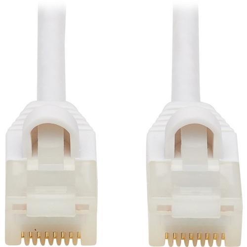 Tripp Lite Safe-IT N261AB-010-WH Cat.6a UTP Network Cable - 10 ft Category 6a Network Cable for Network Device, Patch Panel, Switch, Server, Modem, Router, Network Adapter, Hub - First End: 1 x RJ-45 Male Network - Second End: 1 x RJ-45 Male Network - 10
