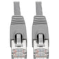 Tripp Lite Cat.6a STP Patch Network Cable - 8 ft Category 6a Network Cable for Network Device, Switch, Hub, Patch Panel, Router, Modem, VoIP Device, Surveillance Camera, Server, PoE-enabled Device - First End: 1 x RJ-45 Male Network - Second End: 1 x RJ-