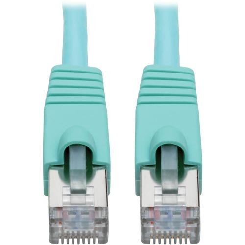Tripp Lite Cat.6a STP Patch Network Cable - 15 ft Category 6a Network Cable for Network Device, Switch, Hub, Patch Panel, Router, Modem, VoIP Device, Surveillance Camera, Server, PoE-enabled Device - First End: 1 x RJ-45 Male Network - Second End: 1 x RJ