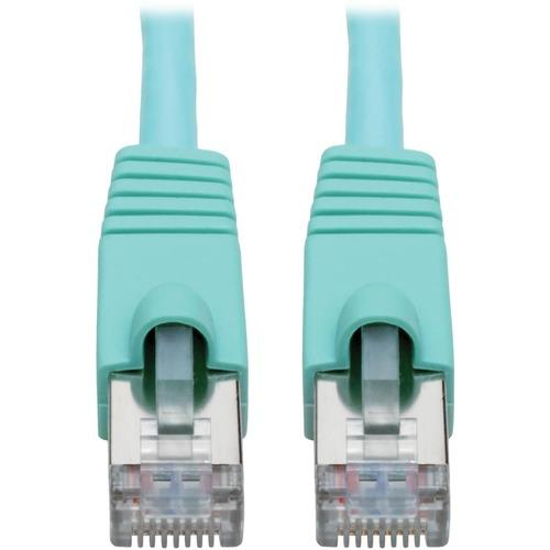 Tripp Lite Cat.6a STP Patch Network Cable - 15 ft Category 6a Network Cable for Network Device, Switch, Hub, Patch Panel, Router, Modem, VoIP Device, Surveillance Camera, Server, PoE-enabled Device - First End: 1 x RJ-45 Male Network - Second End: 1 x RJ