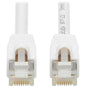 Tripp Lite N262AB-010-WH Cat.6A S/FTP Network Cable - 10 ft Category 6a Network Cable for Network Device, Patch Panel, Switch, Server, Modem, Router, Network Adapter, Hub, VoIP Device, Access Control Device, POS Device, ... - First End: 1 x RJ-45 Male Ne