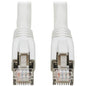 Tripp Lite N272-040-WH Cat.8 S/FTP Network Cable - 40 ft Category 8 Network Cable for Network Device, Digital Signage Player, VoIP Device, Security Camera, Patch Panel, Workstation, Network Switch, Modem, Hub, Access Control Device, Ethernet Switch, ...